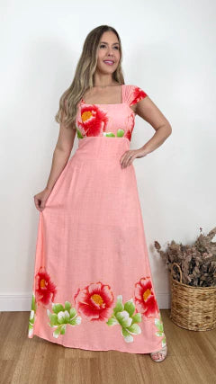 VESTIDO SABRINA LONGO (VÁRIAS CORES DISPONÍVEIS)