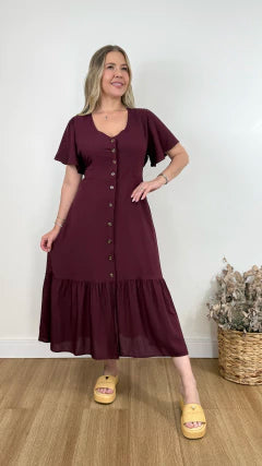 VESTIDO IARA LISO (VÁRIAS CORES DISPONÍVEIS)