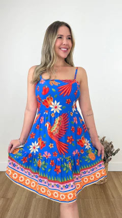 VESTIDO ÉRICA FARM (VÁRIAS CORES DISPONÍVEIS)