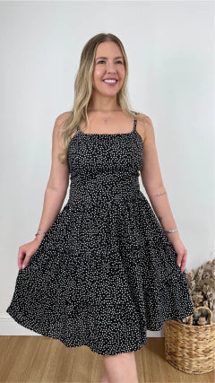 VESTIDO AGNES POÁ (VÁRIAS CORES DISPONÍVEIS)