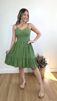 VESTIDO CURTO AMANDA LIBERTY (VÁRIAS CORES DISPONÍVEIS)
