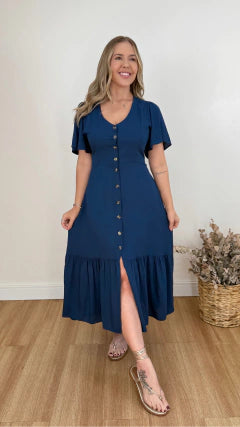 VESTIDO IARA LISO (VÁRIAS CORES DISPONÍVEIS)