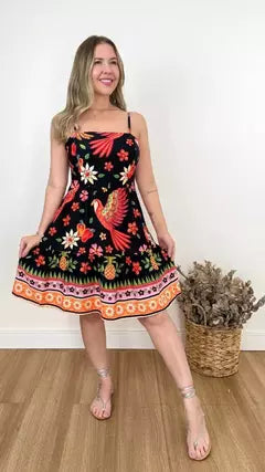 VESTIDO ÉRICA FARM (VÁRIAS CORES DISPONÍVEIS)