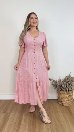 VESTIDO IARA LISTRADO (VÁRIAS CORES DISPONÍVEIS)