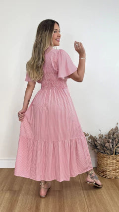 VESTIDO IARA LISTRADO (VÁRIAS CORES DISPONÍVEIS)