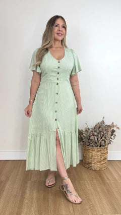 VESTIDO IARA LISTRADO (VÁRIAS CORES DISPONÍVEIS)