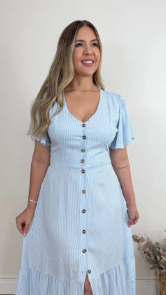 VESTIDO IARA LISTRADO (VÁRIAS CORES DISPONÍVEIS)