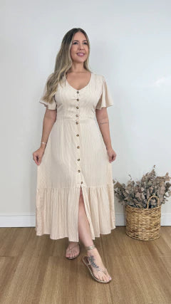 VESTIDO IARA LISTRADO (VÁRIAS CORES DISPONÍVEIS)