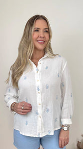 CAMISA LATIFAH BORDADO (VÁRIAS CORES DISPONÍVEIS)