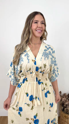 VESTIDO DIANA ASSIMÉTRICO ESTAMPADO (VÁRIAS CORES DISPONÍVEIS)