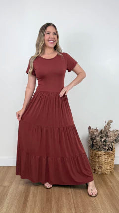 VESTIDO MALHA LISA (VÁRIAS CORES DISPONÍVEIS)