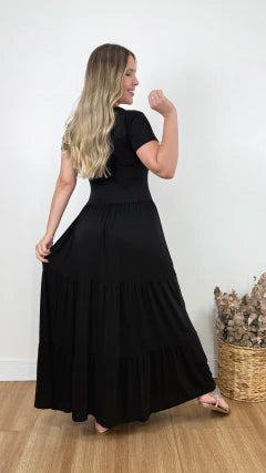 VESTIDO MALHA LISA (VÁRIAS CORES DISPONÍVEIS)