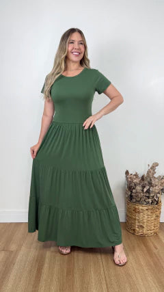 VESTIDO MALHA LISA (VÁRIAS CORES DISPONÍVEIS)