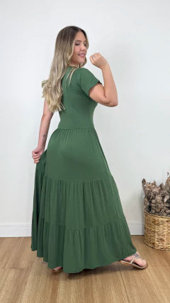 VESTIDO MALHA LISA (VÁRIAS CORES DISPONÍVEIS)
