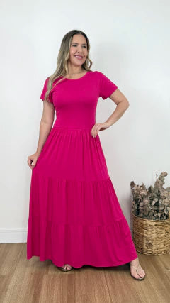 VESTIDO MALHA LISA (VÁRIAS CORES DISPONÍVEIS)