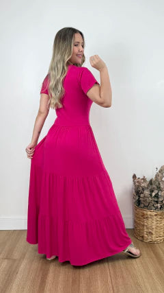 VESTIDO MALHA LISA (VÁRIAS CORES DISPONÍVEIS)