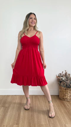 VESTIDO CURTO DUDA (VÁRIAS CORES DISPONÍVEIS)