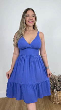 VESTIDO CURTO JASMIM (VÁRIAS CORES DISPONÍVEIS)