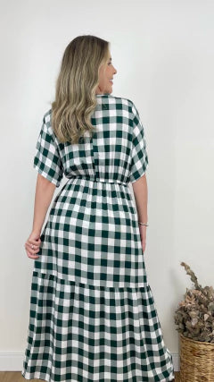 VESTIDO LONGO ELOAH XADREZ (VÁRIAS CORES DISPONÍVEIS)
