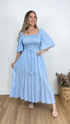 VESTIDO MARIA FERNANDA POÁ (VÁRIAS CORES DISPONÍVEIS)