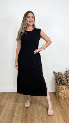 VESTIDO MALHA LUMA (VÁRIAS CORES DISPONÍVEIS)