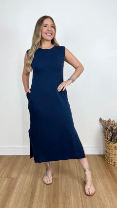 VESTIDO MALHA LUMA (VÁRIAS CORES DISPONÍVEIS)