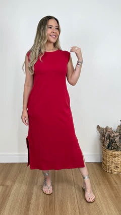 VESTIDO MALHA LUMA (VÁRIAS CORES DISPONÍVEIS)