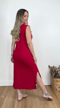 VESTIDO MALHA LUMA (VÁRIAS CORES DISPONÍVEIS)