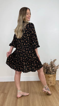 CHAMISIE REBECA FLOR (VÁRIAS CORES DISPONÍVEIS)