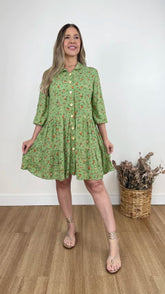 CHAMISIE REBECA FLOR (VÁRIAS CORES DISPONÍVEIS)