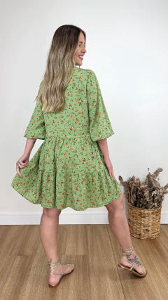 CHAMISIE REBECA FLOR (VÁRIAS CORES DISPONÍVEIS)