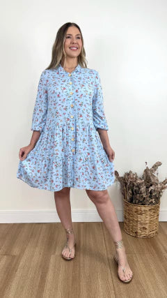 CHAMISIE REBECA FLOR (VÁRIAS CORES DISPONÍVEIS)