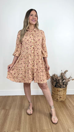 CHAMISIE REBECA FLOR (VÁRIAS CORES DISPONÍVEIS)