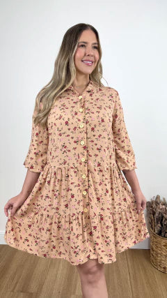 CHAMISIE REBECA FLOR (VÁRIAS CORES DISPONÍVEIS)