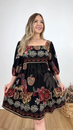 VESTIDO ADELIA FARM (VÁRIAS CORES DISPONÍVEIS)