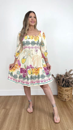 VESTIDO ADELIA FARM (VÁRIAS CORES DISPONÍVEIS)