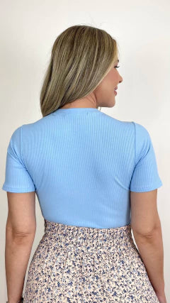 CROPPED CANELADO BIA (VÁRIAS CORES DISPONÍVEIS)