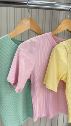 CROPPED CANELADO BIA (VÁRIAS CORES DISPONÍVEIS)