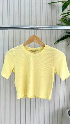 CROPPED CANELADO BIA (VÁRIAS CORES DISPONÍVEIS)