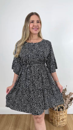 VESTIDO CURTO MARIA FLOR (VÁRIAS CORES DISPONÍVEIS)