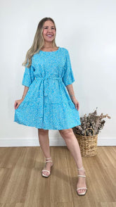 VESTIDO CURTO MARIA FLOR (VÁRIAS CORES DISPONÍVEIS)