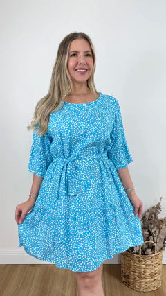 VESTIDO CURTO MARIA FLOR (VÁRIAS CORES DISPONÍVEIS)