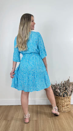 VESTIDO CURTO MARIA FLOR (VÁRIAS CORES DISPONÍVEIS)